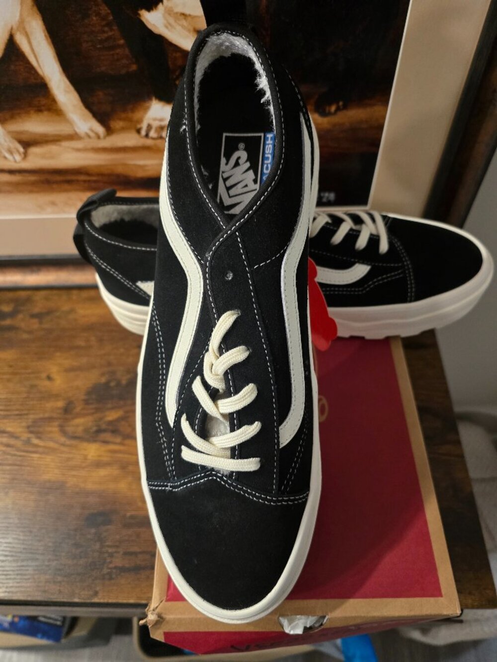 Vans Old Skool Shoes SENTRY MTE WC VN0A4BVMBLK Black / Sherpa Mens Sz 11 US NEW